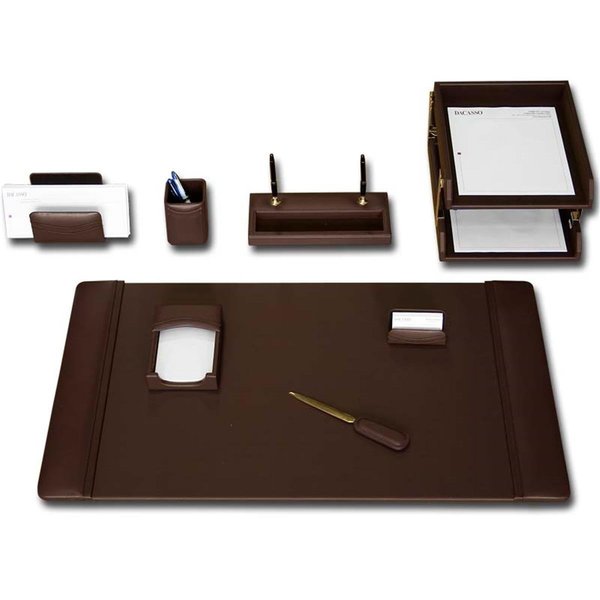 Workstation Leather 10-Piece Desk Set, 10PK TH890940